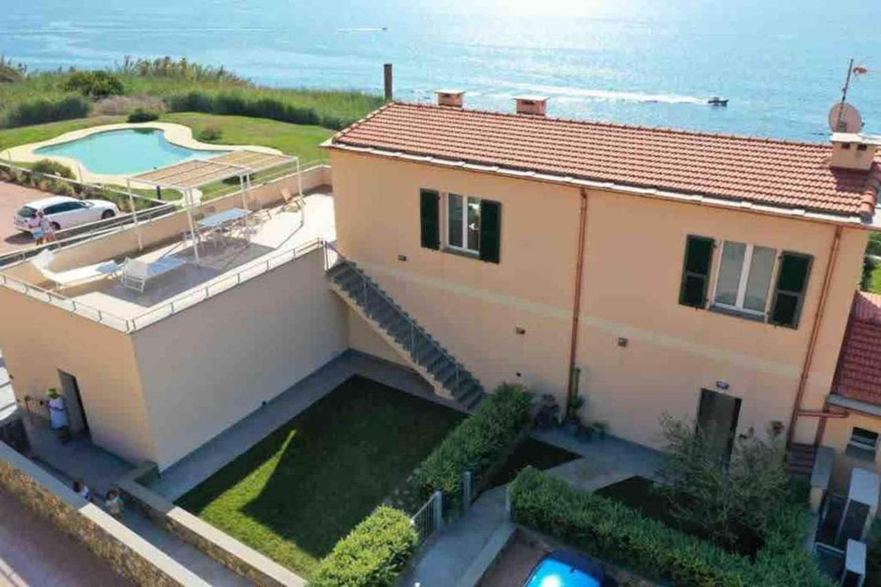 Incanto Sul Mare Con Enorme Terrazza E Piscina Cervo Buitenkant foto